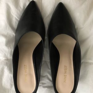 Size 6.5 Black Mules from Nine West